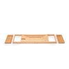 Bathtub Tray Caddy Bathtub Tray Wooden - Bamboo Bathroom Shelf Retractable
