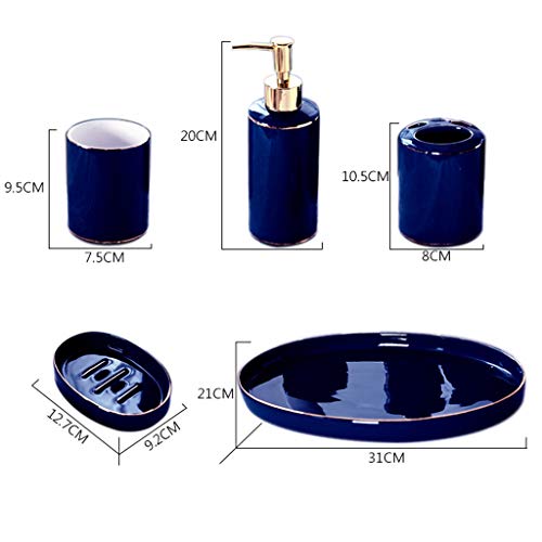 Countertop Soap Dispensers Creative Bathroom Accessories Set Ceramic