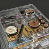 GlamoureBox Clear Makeup Organizer Storage Vanity Case