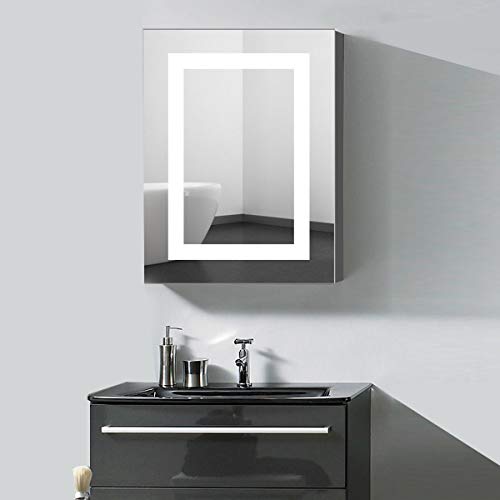 24" x 32" LED Lighted Bathroom Medicine Cabinet, Illuminated Wall Mount