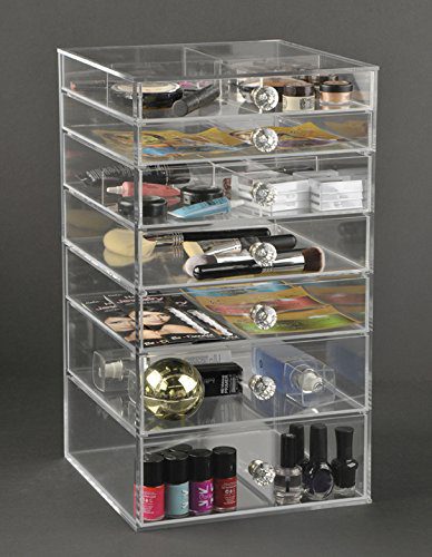 AMERICAN ACRYLIC DISPLAY INC. Makeup Organizer GlamoureBox