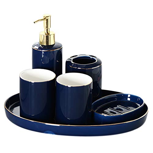 Countertop Soap Dispensers Creative Bathroom Accessories Set Ceramic