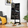 Giantex Jewelry Box Armoire with Mirror, Standing Jewelry Cabinet