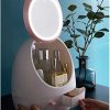White Makeup Organizer,Modern Jewelry and Cosmetic Storage Display Boxes