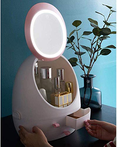 White Makeup Organizer,Modern Jewelry and Cosmetic Storage Display Boxes