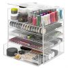 Whitmor 5 Tier Extra-Large Cosmetic Organizer and Jewelry Storage Display Case