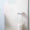 YAMAZAKI home Toilet Roll Stand with Tray - Modern Bathroom Paper Holder