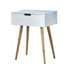 Facilehome Vanity Table Mirror Dressing Table Makeup Storage Organizer
