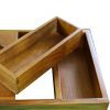 Ala Teak Wood Luxury Bathtub Caddy Tray with Extendable Sides and Bed Tray