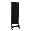 Inspired Home Radiant Full Length Jewelry Cheval Armoire Mirror Makeup Storage