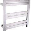 ANZZI Starling 6-Bar Wall Mounted Towel Warmer in Brushed Nickel