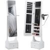 Beautify Jewelry Organizer Jewelry Cabinet Armoire, Full Length Illuminating Mirror