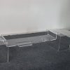 ONELUX Acrylic Bathtub mobilephone/pad Storage Shelf Rack