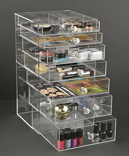 AMERICAN ACRYLIC DISPLAY INC. Makeup Organizer GlamoureBox