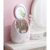 MANO Rotating Makeup Organizer with LED Mirror Dust-proof Detachable