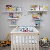 Wallniture Philly Set of 6 Varying Sizes Floating Shelves Trays Bookshelves