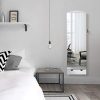 LANGRIA 10 LEDs Wall/Door Mounted Jewelry Armoire