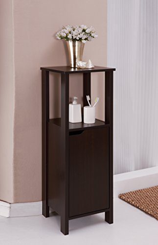 Neu Home Free Standing Floor Cabinet Bathroom Storage Wood Tower