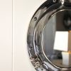 Nagina International Metal Crafted Nickel Plated Aluminum Porthole Bathroom
