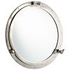 Nagina International Metal Crafted Nickel Plated Aluminum Porthole Bathroom