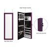 Inspired Home Julie Full Length Over-The-Door/Wall Mounted Jewelry