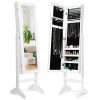 Giantex Jewelry Cabinet Armoire with 13 Led Lights, Large Storage