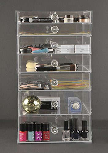 AMERICAN ACRYLIC DISPLAY INC. Makeup Organizer GlamoureBox
