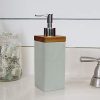 nu steel Concrete Collection Bathroom Accessories, 7 Bath Set Including Dispenser