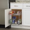 Household Essentials Glidez 2-Tier Sliding Organizer - Pull Out Cabinet Shelf