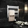 ANZZI Starling 6-Bar Wall Mounted Towel Warmer in Brushed Nickel