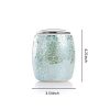 Whole Housewares Bathroom Accessories Set, 4-Piece Glass Mosaic Bath Accessory