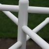 Outdoor Lamp Company Portable 3 Bar Towel Tree - White