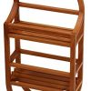 Bare Decor Teak Shower Caddie Storage Organizer