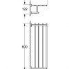 Essentials Cube 5/8 In. Multi-Towel Rack