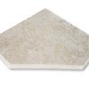 16" Travertine Shower Corner Seat Natural Stone Bathroom Wall Bench