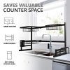 Jumbl Over Sink Dish Drying Rack | Large Two Tier Vertical