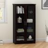 Ameriwood Home Quinton Point Glass Door Bookcase