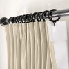 ChadMade Pinch Pleated 72W x 84L Blackout Lined Velvet Curtain Drapery Panel