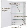 Hamilton Hills Medicine Cabinet with Lighting Backlit Medicine Cabinet