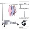 Camabel Clothing Garment Rack Heavy Duty Adjustable Rolling