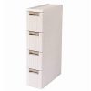 boby 4 Storage Drawer Rolling Cart Organizer Plastic Unit on Wheels