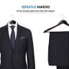 Furgle Wood Suit Hangers, Smooth Finish Clothes Hangers