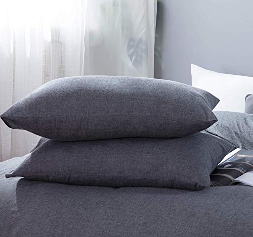 SORMAG 100% Washed Cotton Duvet Cover 3 Piece
