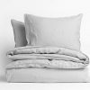Classic Chambray Bedding 100% Washed Cotton Duvet Quilt Cover