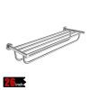 JQK Bathroom Towel Rack, Towel Shelf with 24 Inch Double Bar