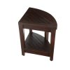 Decoteak Oasis Fully Assembled Teak Corner Shower Bench