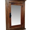 Primitive Mission Recessed Medicine Cabinet/Rustic/Solid Wood & Handmade