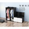 MEGAFUTURE DIY Portable Wardrobe Clothes Closet Modular Storage Organizer