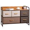 Kealive Drawer Dresser Storage Organizer 5-Drawers for Closet