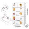Nafenai Plastic Dresser 6 Drawers,Storage Cabinet Drawers Organizer